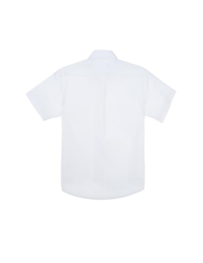 Camisa de vestir Jbe de algodón manga corta para niño